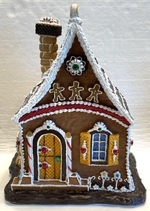 Traditions Byers' Choice ~ Sugar Cookie Cottage Gingerbread House ~ MIB - Picture 1 of 16
