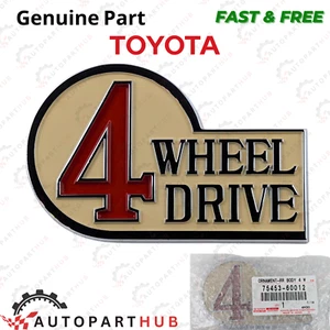 Original Toyota 69-80 Land Cruiser trasero FJ40 BJ40 4x4 emblema nuevo OEM 7545360012 - Imagen 1 de 18
