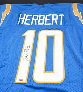 Justin Herbert Los Angeles Chargers Autographed Signed Jersey XL COA