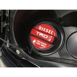 JDM OEM Toyota Fuel Cap Garnish Sticker Hilux GUN125 TACOMA Diesel HIACE JAPAN - Picture 1 of 4