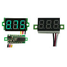 5 X Green 0.28" DC 0-100V 3 Wire LED Display Digital Voltage Voltmeter Panel