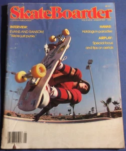 SKATEBOARDER MAGAZINE-JAN 1979 CHRIS STROPLE OASIS PRO STEVE EVANS-VINTAGE - Picture 1 of 6