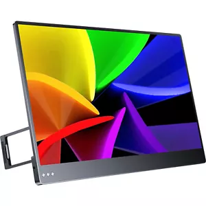 13.3" 4K Portable Monitor LCD Monitor IPS Display Monitor w/Kickstand Freestand - Picture 1 of 10