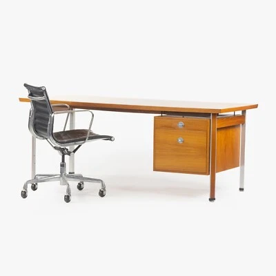 Mesa 1960 Finn Juhl France & Son Technocrat modelo 963 em teca Dinamarca Knoll - Imagem 1 de 4