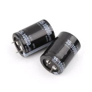 Pack of 2 35V 10000uF Aluminum Electrolytic Capacitor Amplifier Filter Capacitor - Picture 1 of 7