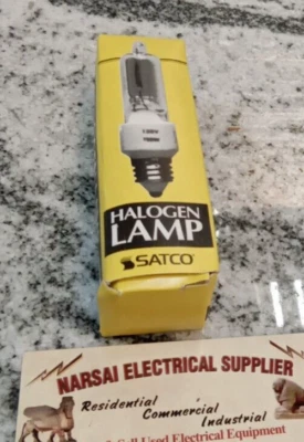 Satco  S1917  /120V  / 150-Watt /T4.5  E11 Base Light Bulb, Frosted/MC( 9CB3UP - Image 1 of 4