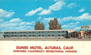 Dunes Motel Northern Calif. Recreational Paradise Alturas, CA Vtg Postcard - Picture 1 of 2