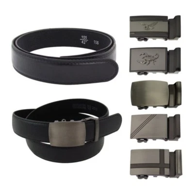 Herren AUTOMATIK Gürtel 105 - 160 cm Gürtelriemen 3,5 cm breit Automatikgürtel