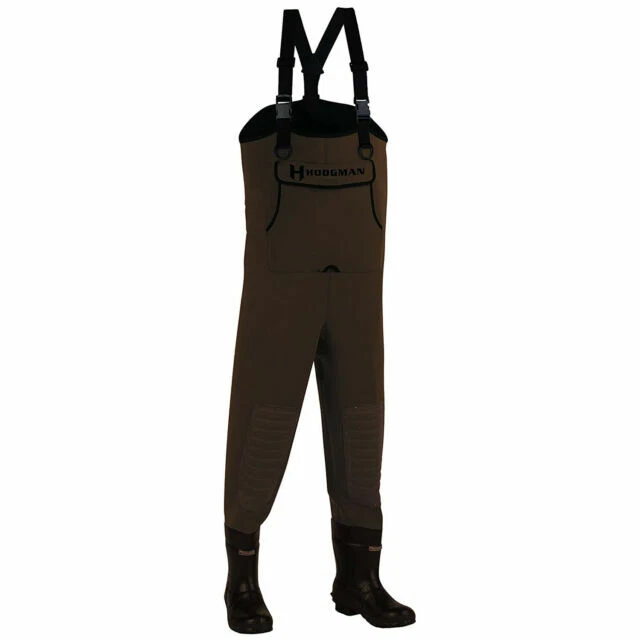 Hodgman Men's Neoprene Chest Waders Boot foot - Brown Small - Image 1 of 1