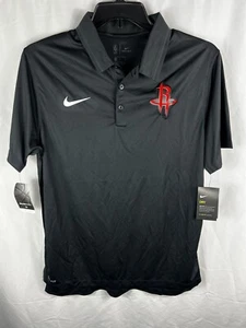 Nike Houston Rockets Elite Polo Shirt NBA Basketball VanVleet Holiday Green XL - Picture 1 of 4