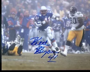 KEITH BYARS NEW ENGLAND PATRIOTS SIGNED AUTO 8X10 - Picture 1 of 1