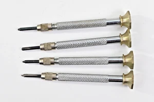 Set of 4 Old vintage Antique Watchmaker Jewelers Precision Tools - Picture 1 of 4