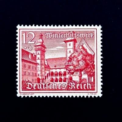 Selo ALEMANHA - 1939 Reich alemão semi postal alívio de inverno Mi: 735 MLH r27 - Imagem 1 de 2