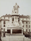 FRATELLI ALINARI (19.Jhd) Umkreis, Turin, Denkmal von Cavour, um 1880, Albuminpa