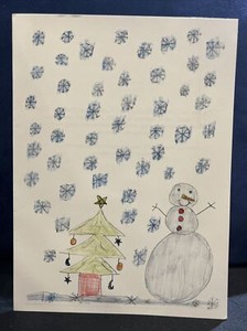 Autographed Christmas Card From Gordon Brown To Mary Wilson 2004