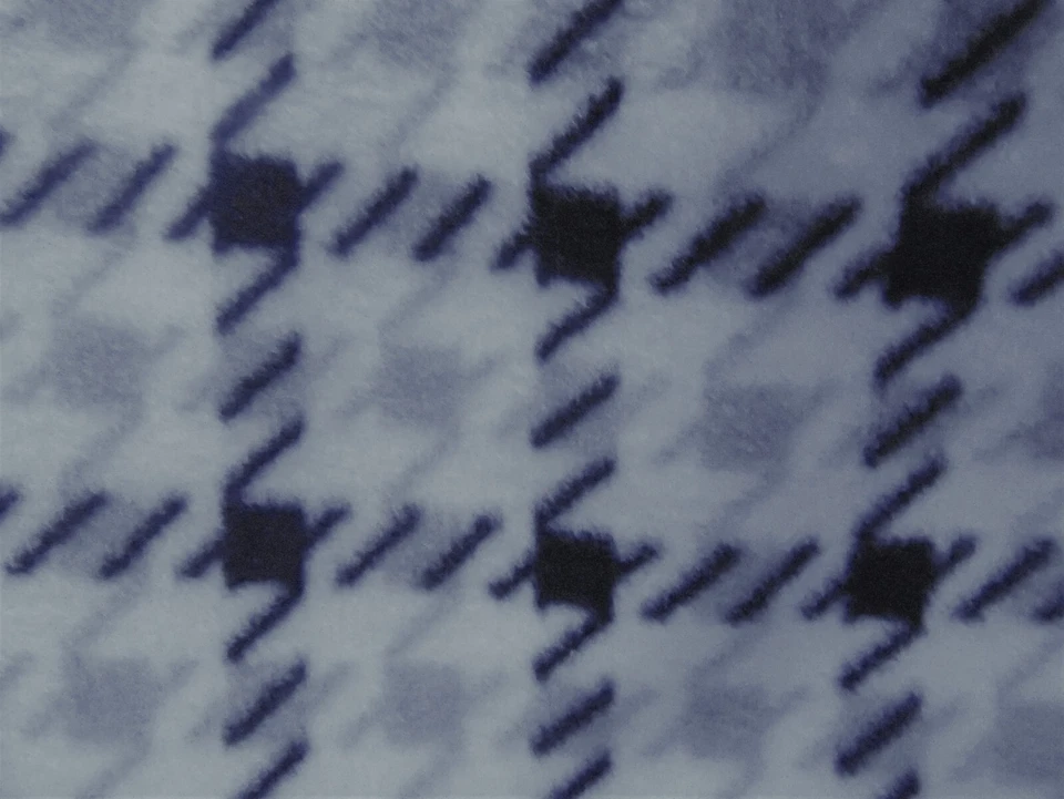 Polar Fleece Estampado Espiga 52" Gris Negro Blanco Foto 1 de 1