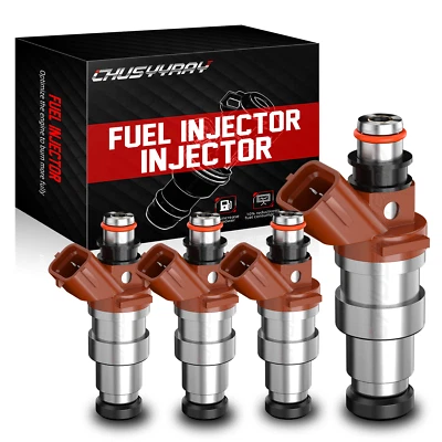 4PCS Fuel Injectors Fits For Toyota 4Runner Tacoma 2.7L L4 1995-1998 23250-75050 - Изображение 1 из 4