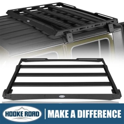 Hooke Road Roof Rack Luggage Carrier Cargo Basket Fit 2020-25 Jeep Gladiator JT - Image 1 of 4