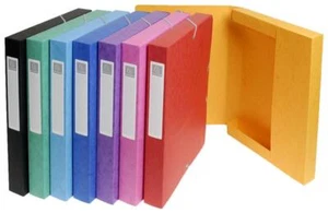 EXACOMPTA Sammelbox, Karton, Rückenbreite 40 mm, rot - Bild 1 von 1