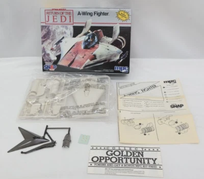 Vintage MPC Star Wars Return of the Jedi A-Wing Fighter 1983 Model Kit    JR - Image 1 of 4