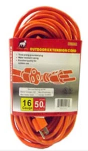 Cable de extensión AJ AL POR MAYOR (CHI16350UL) exterior/interior 50 pies calibre 16 3 cables - Imagen 1 de 1