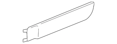 Moldura lateral genuina GM 88980885 Foto 1 de 2