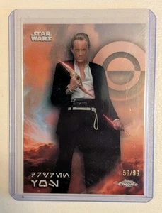 Topps Chrome Star Wars 2025 AV-35 Dryden Vos/99 Aerubesh Variant Solo - Imagen 1 de 2