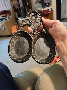 Cast Iron Double Spoon Rest - Picture 1 of 5
