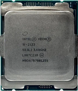 Intel Xeon W-2123 SR3LJ LGA 2066 Server CPU Processor 3.6GHz 4-Core/8-thread - Picture 1 of 2