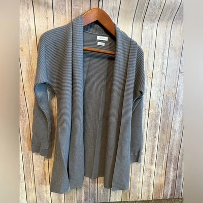 Van Husen, Cárdigan Mujer Talla Pequeña, Usado en Excelente Condición, Gris/Bronceado Foto 1 de 4