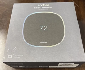 Ecobee SmartThermostat - EB-STATE5-01 with Voice Control, Includes Smart Sensor - Picture 1 of 7