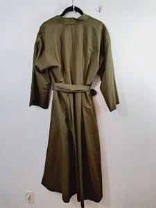 Vestido camisero para mujer Xirena verde drab largo midi talla mediana - Imagen 1 de 5
