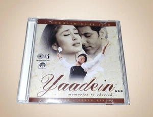 Yaadein Memories To Cherish - Bollywood CD  Anu Malik · Anand Bakshi -read - Picture 1 of 3