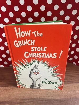 Dr. Seuss How The Grinch Stole Christmas 1957 First Edition Children's Book Vtg. - Image 1 of 4