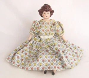 Vintage Mark Farmer Jennie June Bisque Head Arms Legs Cloth Torso 10 1/2" Doll - Picture 1 of 9