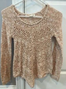 Mudd Girls Size 10 Pink Thick Sweater  - Picture 1 of 1