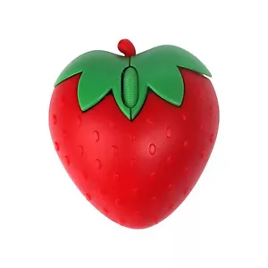 Wireless Mouse Bluetooth Cute Fruit Strawberry Shape Mouse 2.4GHz & Bluetooth... - Picture 1 of 7