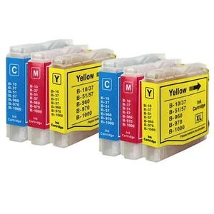 6 C/M/Y Ink Cartridges compatible with Brother DCP-135C, DCP-150C, DCP-153C - Bild 1 von 3