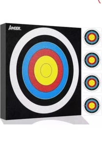 Archery Target EVA Foam 20"x20"x2" Arrow Target Square + 4 Replacement 🎯 Center - Picture 1 of 5