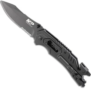 Smith & Wesson Dual Knife & Tool Spring Assisted Folding Combo Knife 3.5 1100078 - Picture 1 of 2