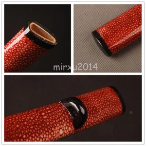Red Rayskin Saya with Horn Mountings for Japanese Samurai Katana Sword replace - Picture 1 of 7