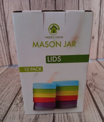 Tapas/sellos de almacenamiento de tarro de albañil de goma útiles para el hogar 54 boca ancha y 54 regulares Foto 1 de 3