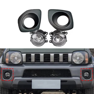 Faros antiniebla con cubierta de bisel de parachoques para Suzuki JIMNY JB23/JB33/JB43/JB53 1998+ - Imagen 1 de 8