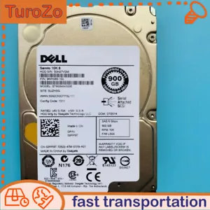 Dell 2RR9T ST900MM0006 02RR9T 10K 900GB 2.5 " SAS 6Gbps Hard Drive 9WH066-150 - Afbeelding 1 van 4