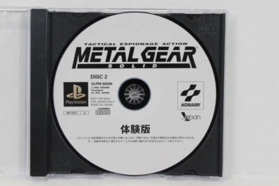 Metal Gear Solid Demo Disc Only SONY PS1 PS 1 PlayStation Japan Import US Seller - Image 1 of 2