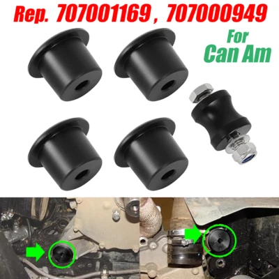 Solid Motor Mount Kit For Can Am Commander Maverick Defender 707001169 707000949 - Image 1 of 4