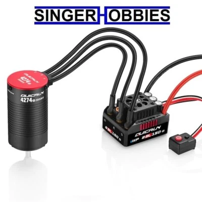 HOBBYWING HWI38030401 Quicrun WP 8BL150 G2 ESC con motor Ezrun 4274 G2 combo HRP Foto 1 de 2