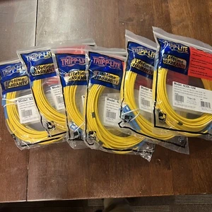 LOT OF 6 Trip-Lite N356-10M SCSC Fiber Optic Patch Cable Single Mode - 10 Meters - Picture 1 of 2