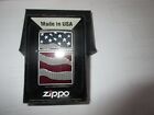 Zippo Stars & Stripes USA Flagge V8 Big Block Rockabilly Nose Art US Car Emblem