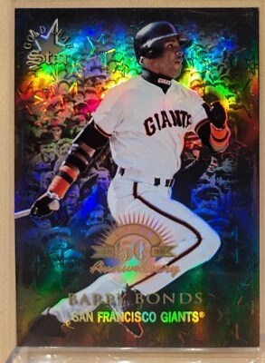 1998 Donruss Collections LEAF PRIZED #371 Barry Bonds Refractor RARE PARALLEL - Image 1 of 2